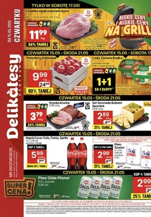 Gazetka promocyjna Delikatesy Centrum, ważna od 15.05.2025 do 21.05.2025.