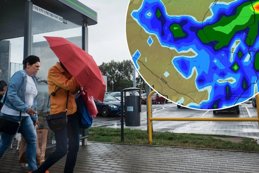 Niż Lorenz przyniesie do Polski deszcze, burze i krupę śnieżną. Najgorzej będzie we wschodniej połowie kraju Niż Lorenz przyniesie do Polski deszcze, burze i krupę śnieżną. Najgorzej będzie we wschodniej połowie kraju