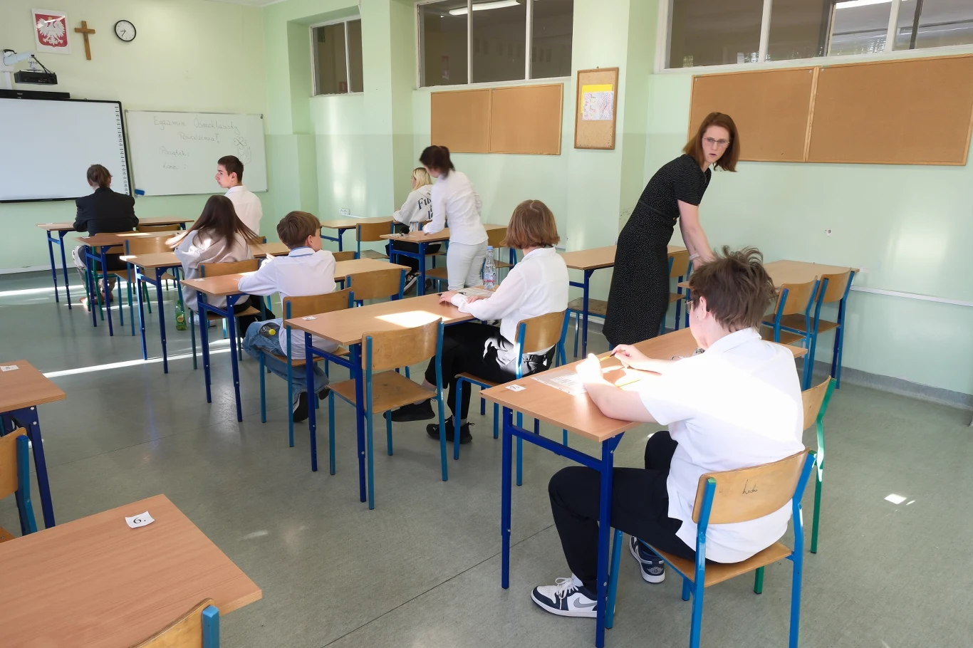 Egzamin ósmoklasisty 2025, dziś matematyka Egzamin ósmoklasisty 2025, dziś matematyka