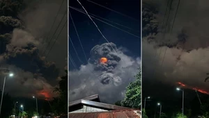 Gigantyczna chmura pyłu i przysypane domy. Erupcja wulkanu na Filipinach