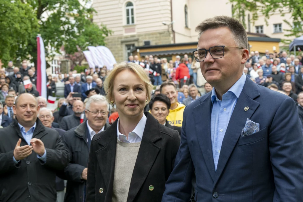 Szymon Hołownia oraz jego żona Urszula Brzezińska-Hołownia Szymon Hołownia oraz jego żona Urszula Brzezińska-Hołownia