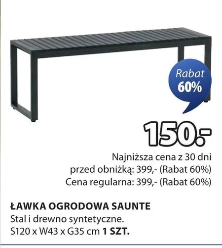 Ławka ogrodowa