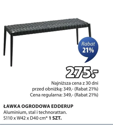 Ławka ogrodowa S!