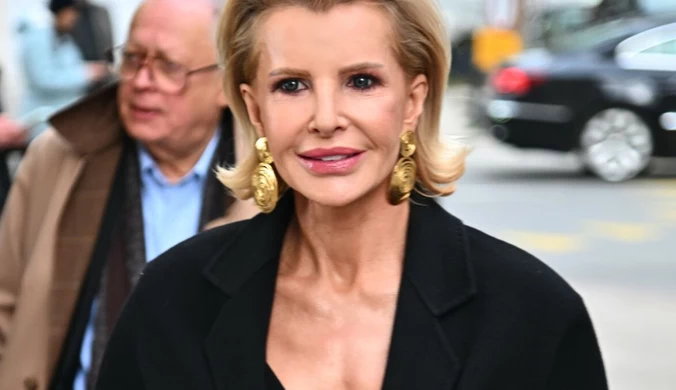 Joanna Racewicz w drodze na galę 34. Festiwalu Mozartowskiego