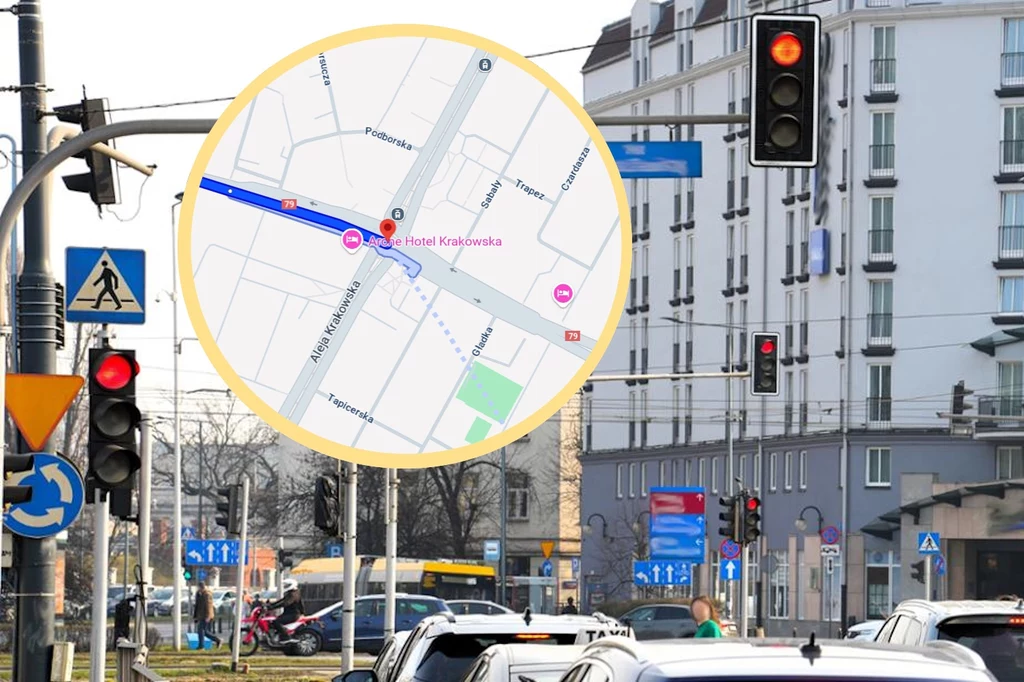 3,14 mln zł w mandatach i 94 245 punktów karnych. To wynik najbardziej "kasowego" skrzyżowania objętego monitorunginem Red Light w Polsce / fot. GITD/Google 3,14 mln zł w mandatach i 94 245 punktów karnych. To wynik najbardziej "kasowego" skrzyżowania objętego monitorunginem Red Light w Polsce / fot. GITD/Google