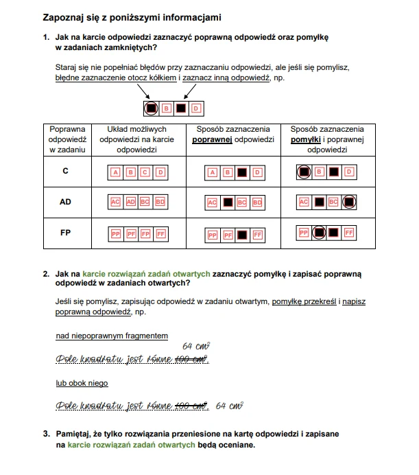 Egzamin ósmoklasisty 2025. Matematyka, arkusz CKE - strona 2 Egzamin ósmoklasisty 2025. Matematyka, arkusz CKE - strona 2
