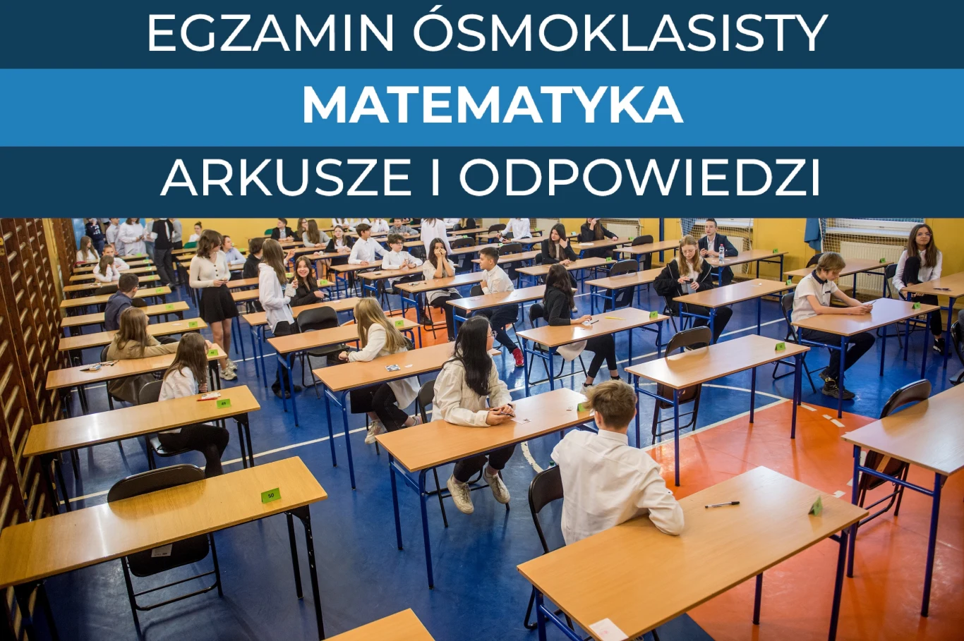 Egzamin ósmoklasisty 2025. Matematyka. Arkusz CKE i rozwiązania Egzamin ósmoklasisty 2025. Matematyka. Arkusz CKE i rozwiązania