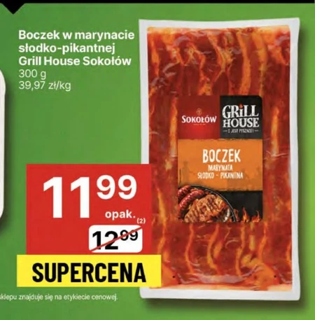 Boczek marynowany Grill House