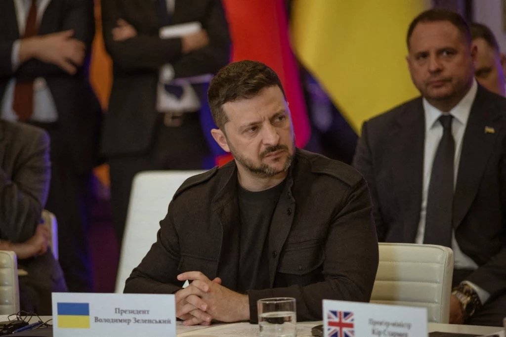 Prezydent Ukrainy Wołodymyr Zełenski Prezydent Ukrainy Wołodymyr Zełenski