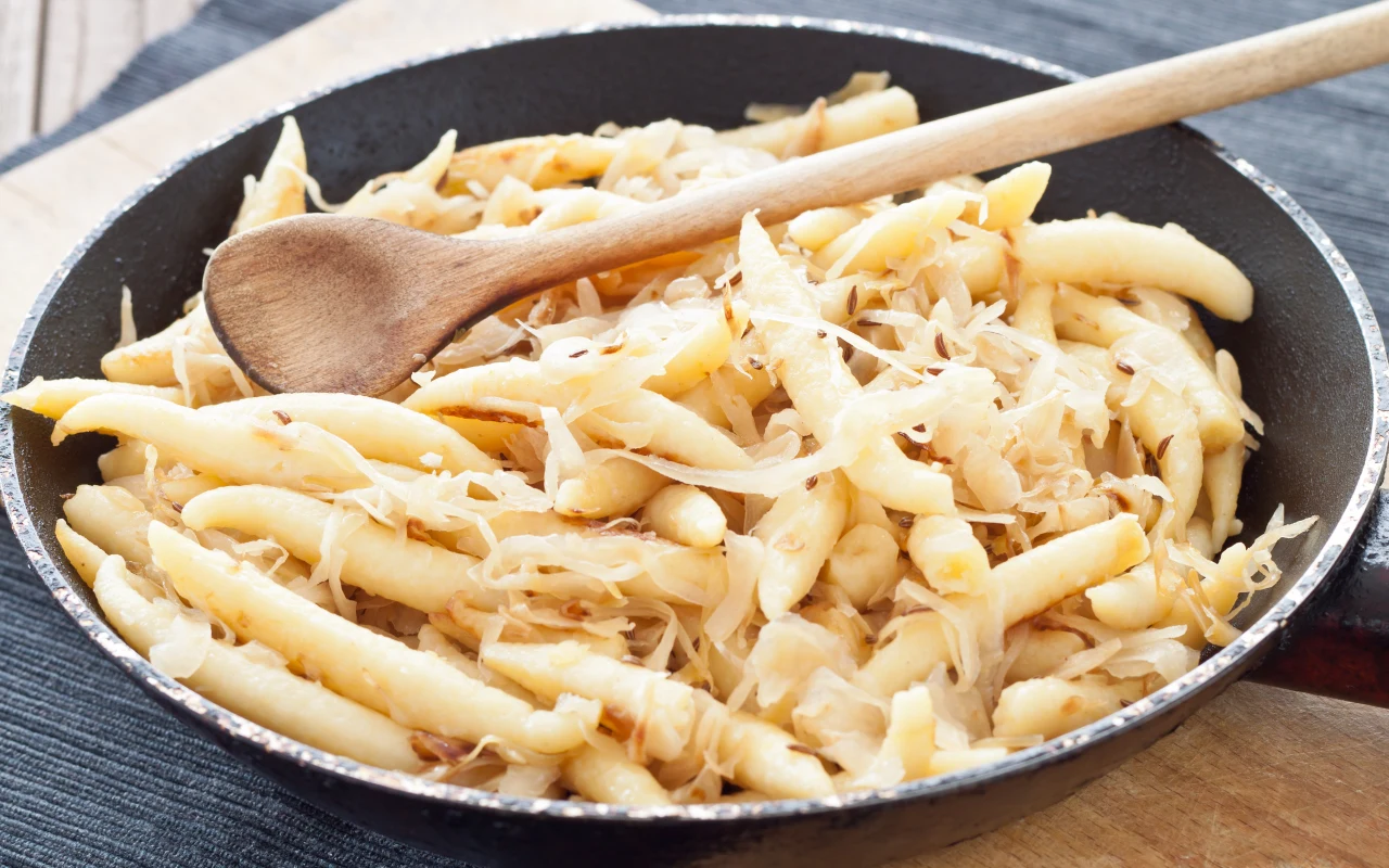 Schupfnudeln mit Sauerkraut