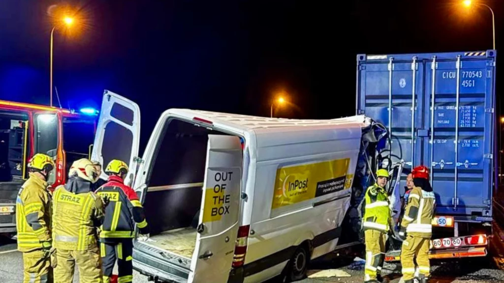 Śmiertelny wypadek na trasie S2 Śmiertelny wypadek na trasie S2