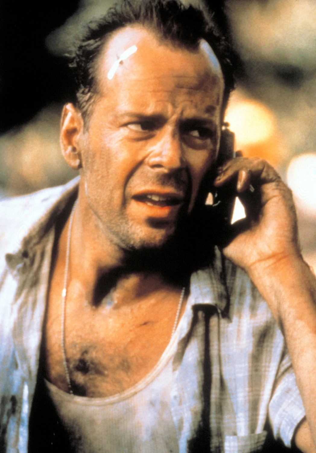 Bruce Willis w filmie "Szklana pułapka 3"