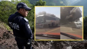 Kłęby dymu na autostradzie w Meksyku. Fatalny wypadek, nie żyje 21 osób