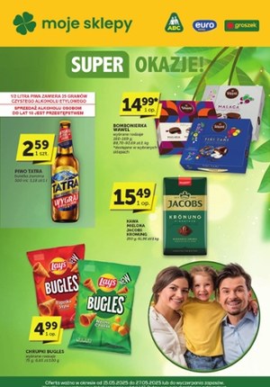 Gazetka promocyjna moje sklepy, ważna od 15.05.2025 do 27.05.2025.