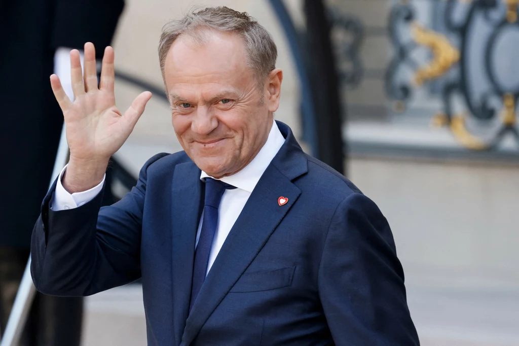 Donald Tusk cieszy się ze wzrostu PKB Polski w I kwartale o 3,2 proc.