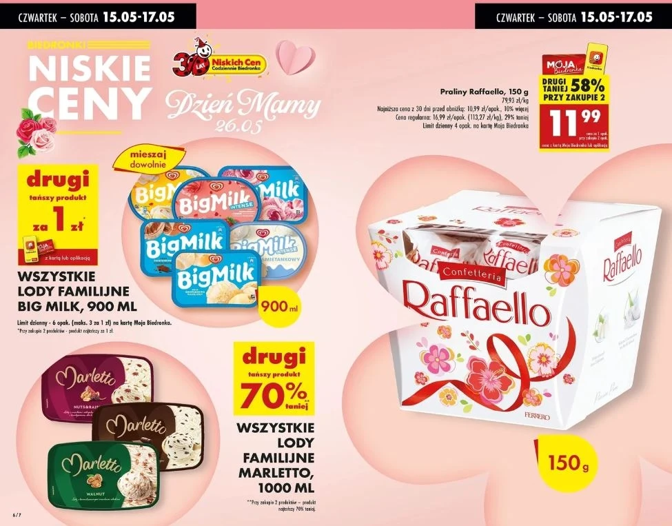 Biedronka oferuje promocje na Dzień Matki!