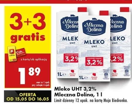 Молоко Mleczna Dolina