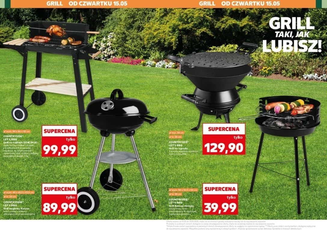 Kaufland oferuje grille w niskich cenach!