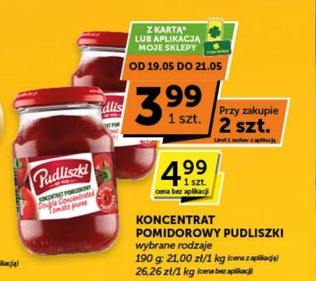 Koncentrat pomidorowy Pudliszki