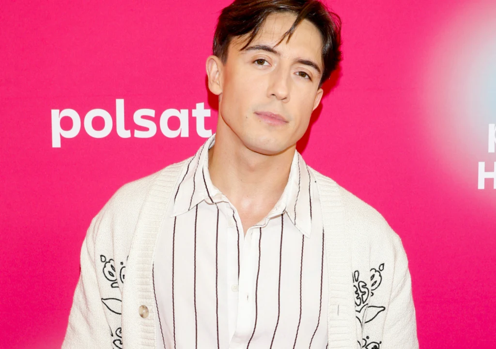 Dawid Kwiatkowski na konferencji Polsat Hit Festiwalu