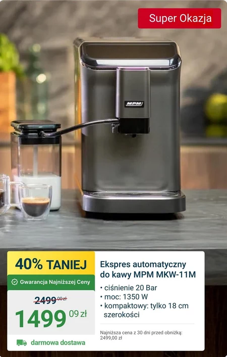 Ekspres do kawy MPM