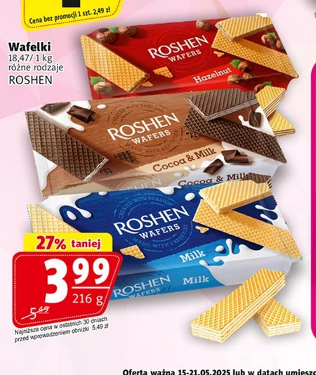 Wafelki Roshen