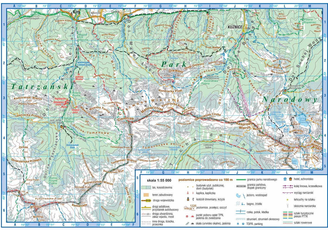Matura z geografii rozszerzonej. Mapa do zadań 1-6