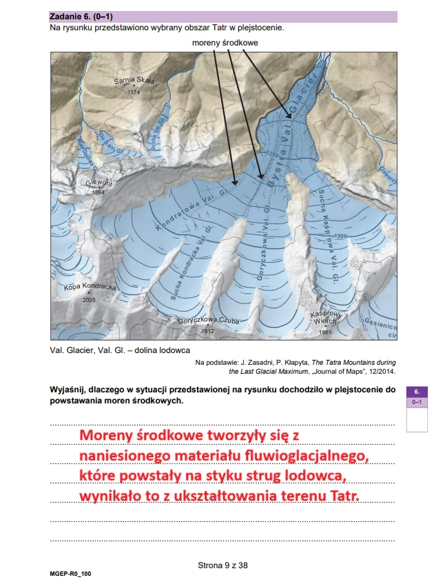 Matura 2025. Rozszerzona geografia, arkusz CKE - strona 9