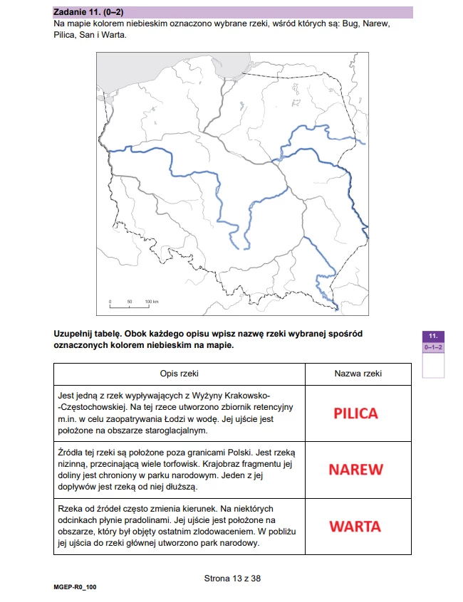 Matura 2025. Rozszerzona geografia, arkusz CKE - strona 13 Matura 2025. Rozszerzona geografia, arkusz CKE - strona 13