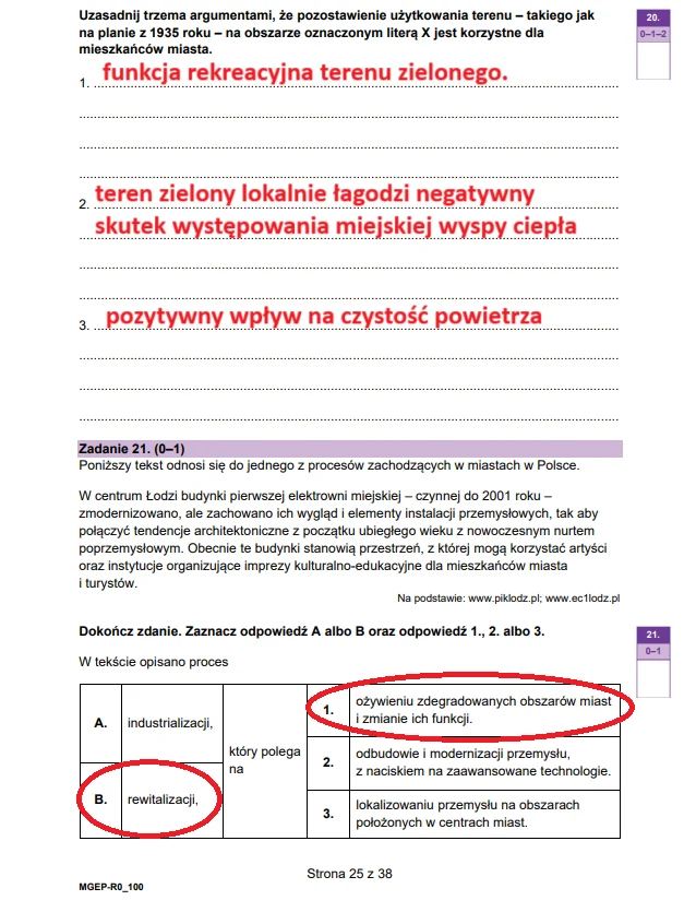 Matura 2025. Rozszerzona geografia, arkusz CKE - strona 25