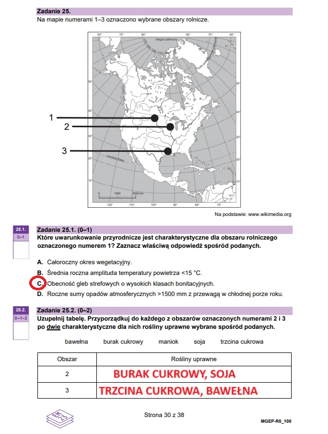 Matura 2025. Rozszerzona geografia, arkusz CKE - strona 30
