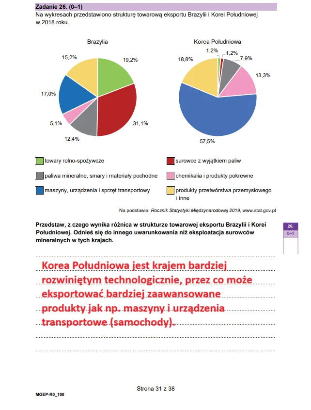 Matura 2025. Rozszerzona geografia, arkusz CKE - strona 31