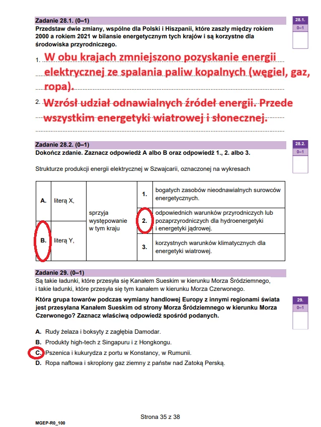 Matura 2025. Rozszerzona geografia, arkusz CKE - strona 35 Matura 2025. Rozszerzona geografia, arkusz CKE - strona 35