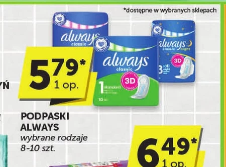 Podpaski Always