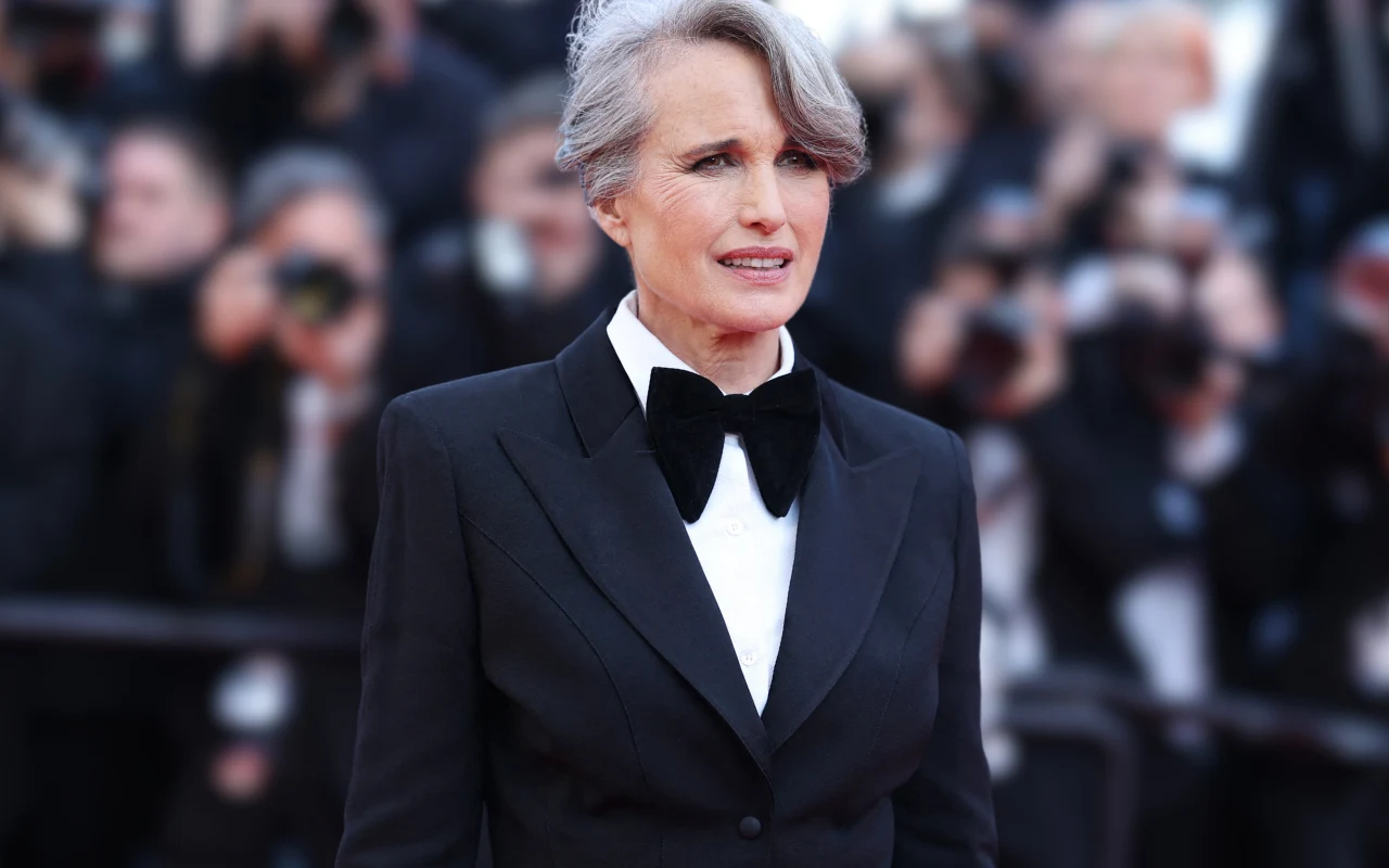 Andie MacDowell (14 maja 2025 roku)