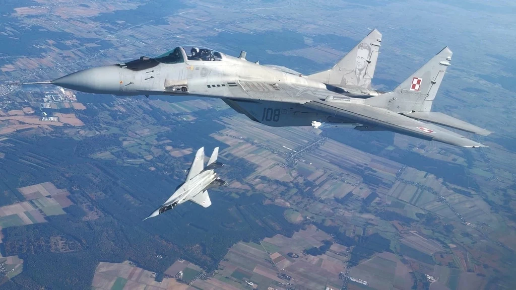 Ukraińcy chwalą się polskim myśliwcem MiG-29 Ukraińcy chwalą się polskim myśliwcem MiG-29