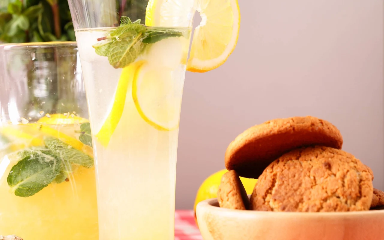 Lemoniada i ciasteczka