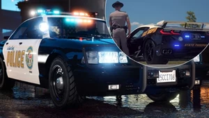 Policja reklamuje nowy radiowóz w stylu GTA 6