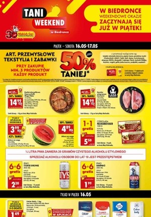 Gazetka promocyjna Biedronka, ważna od 16.05.2025 do 17.05.2025.