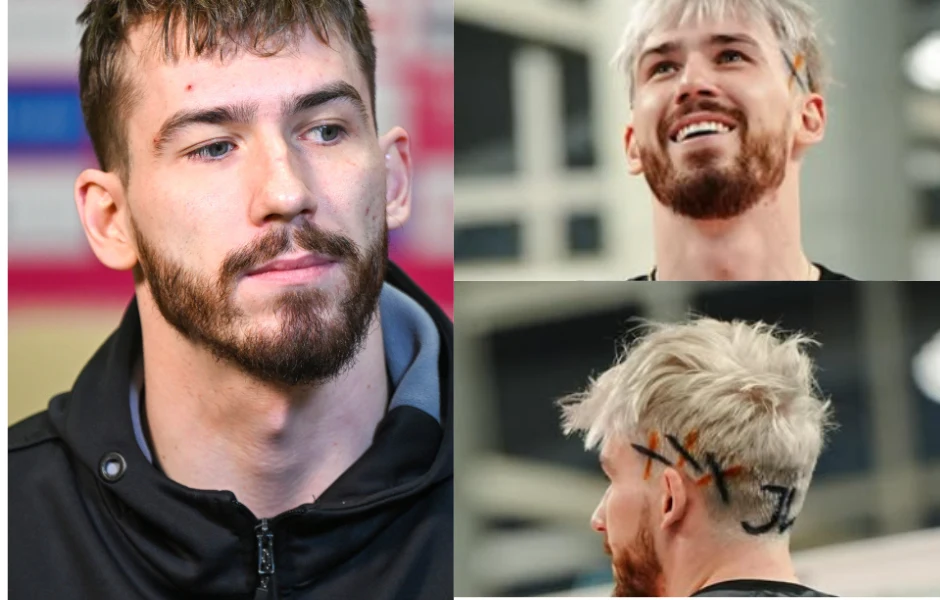 Tomasz Fornal w nowej fryzurze