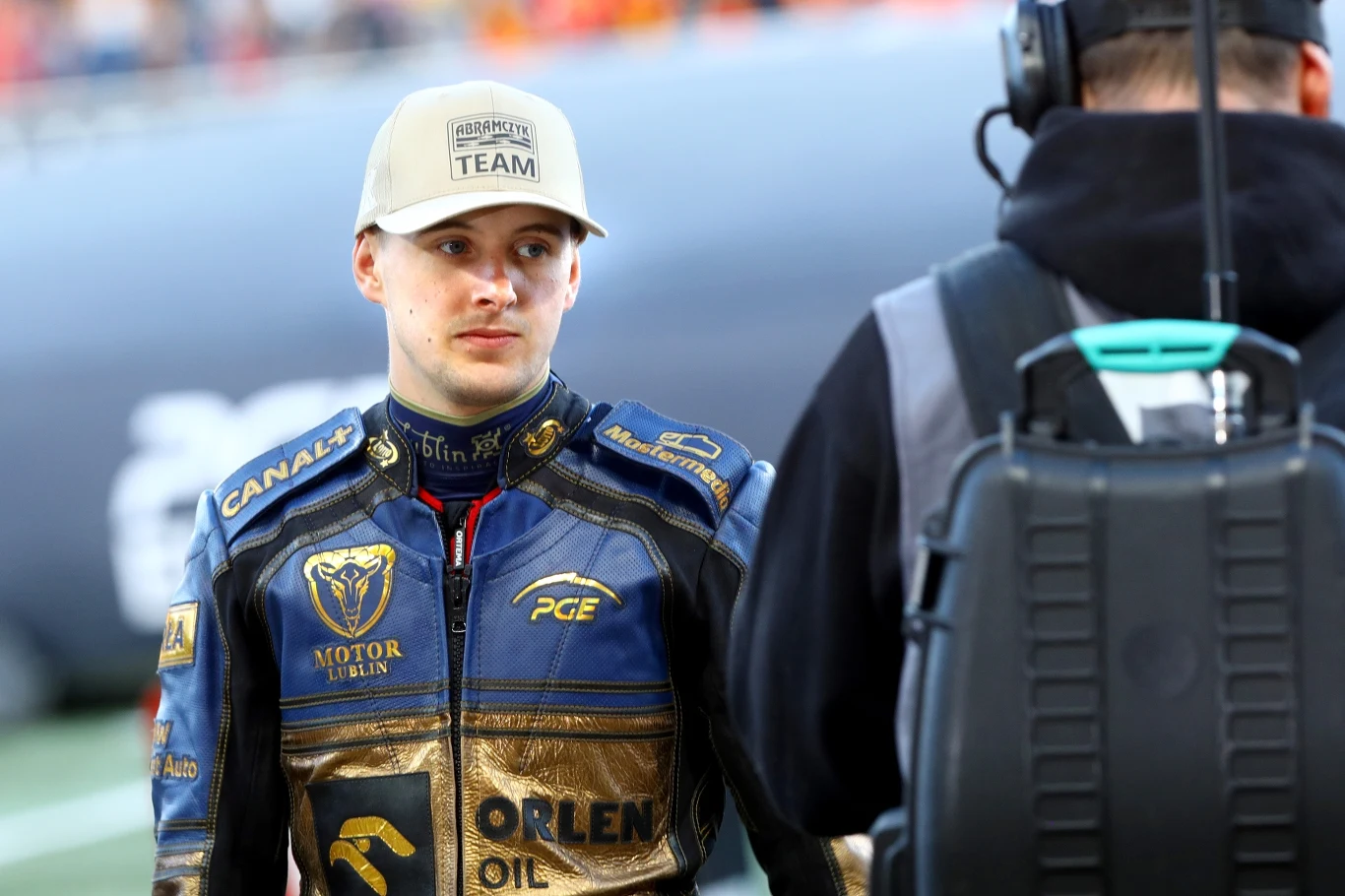 Wiktor Przyjemski podczas prezentacji. Wiktor Przyjemski podczas prezentacji.