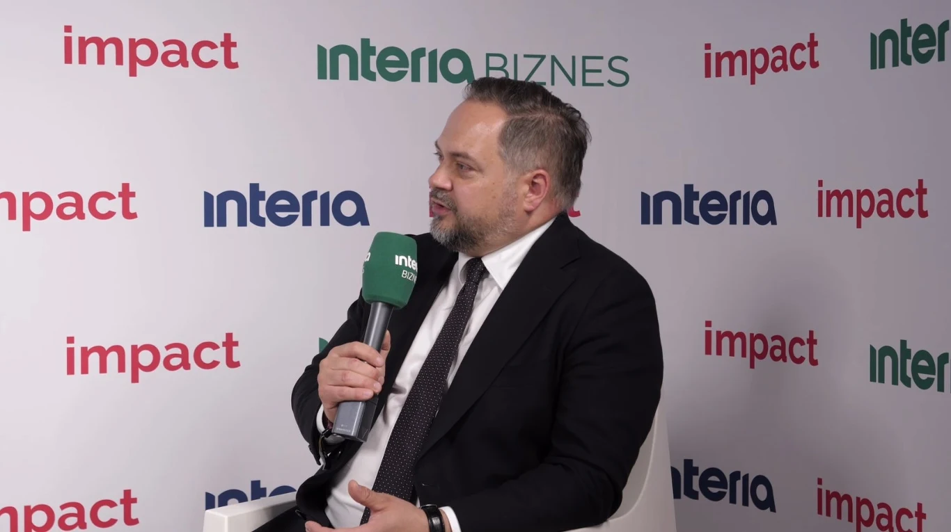 Wiceminister aktywów państwowych Konrad Gołota był gościem Interii podczas konferencji Impact'25 Wiceminister aktywów państwowych Konrad Gołota był gościem Interii podczas konferencji Impact'25