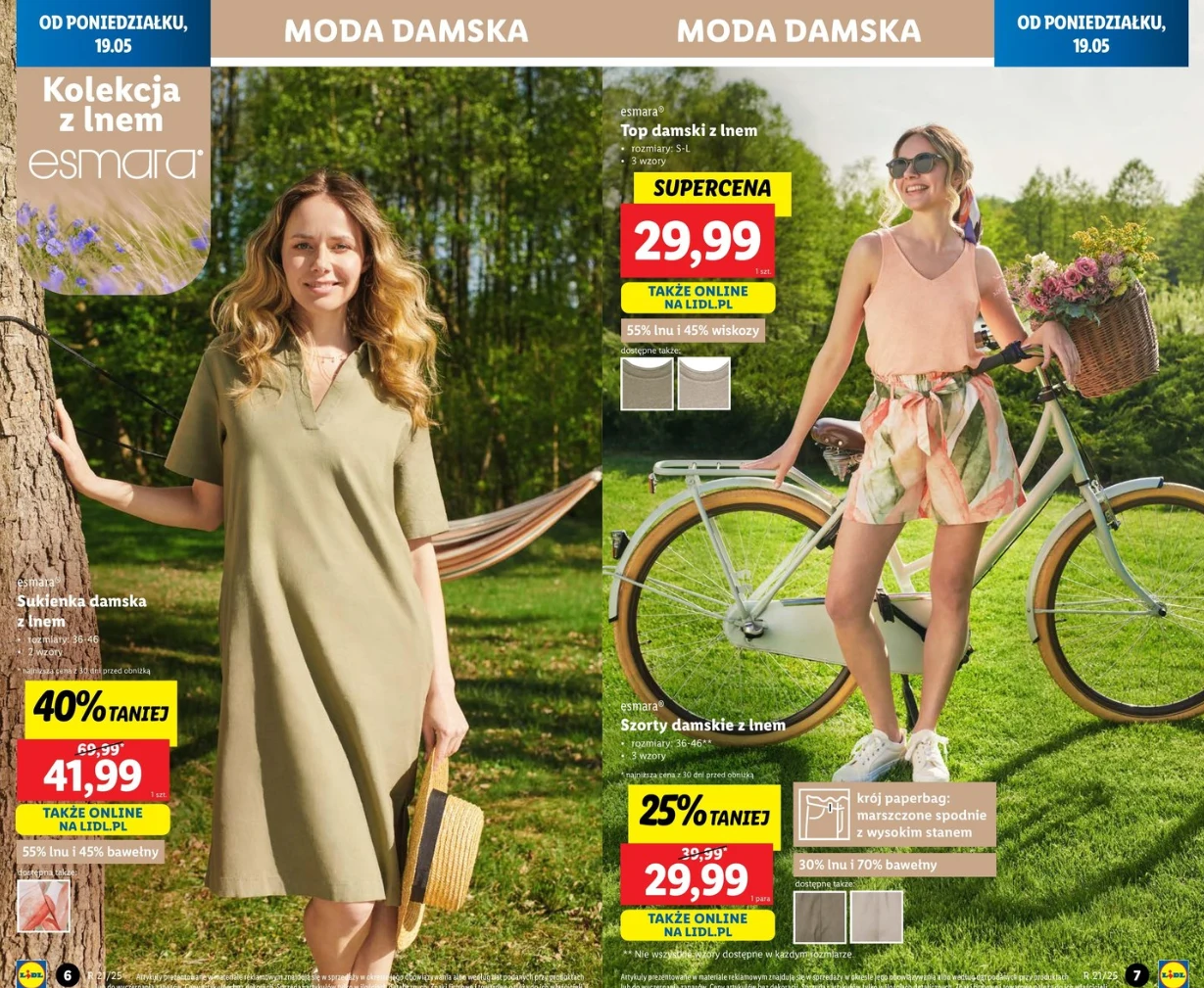 Ta lniana kolekcja z Lidla to hit sezonu. Ceny zaskakują!