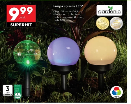 Lampa solarna Gardenic