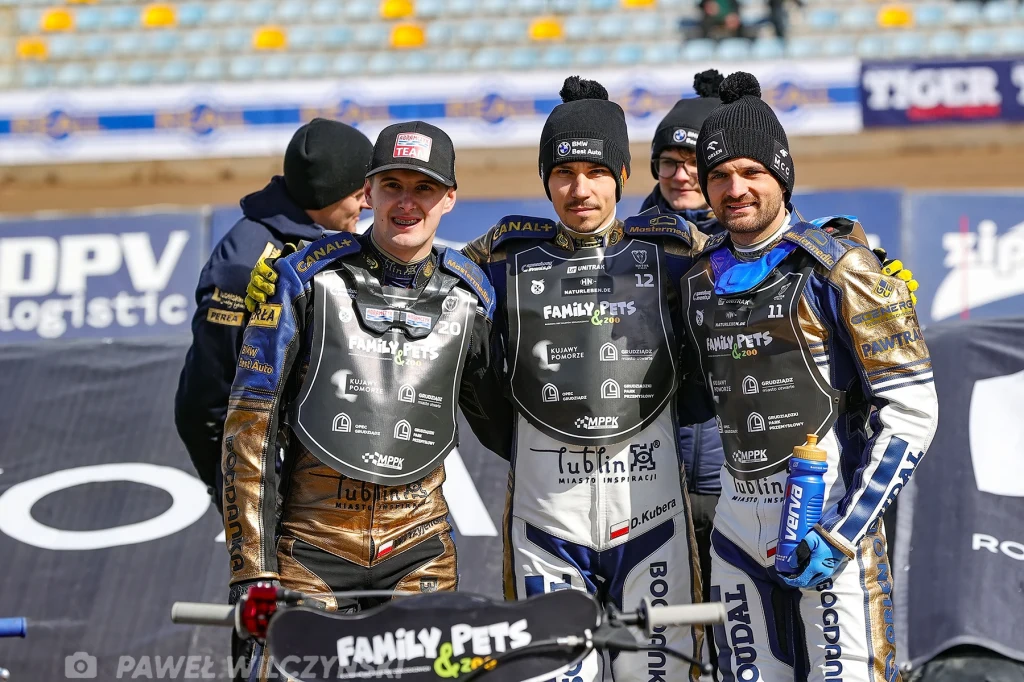 Wiktor Przyjemski, Dominik Kubera i Bartosz Zmarzlik, kluczowa trójka Motoru Lublin.