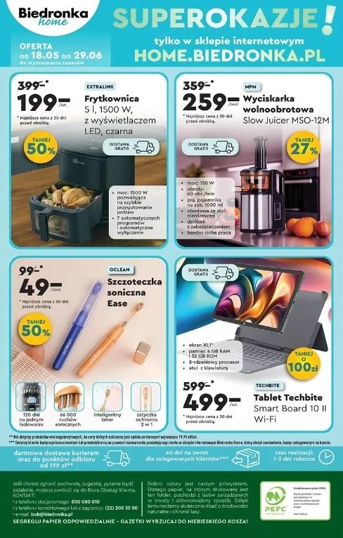 Nowe promocje w Biedronka Home!