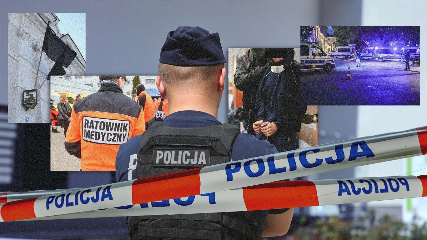 Polską wstrząsnęła seria zabójstw, fot. źródłowe: Wojciech Olkusnik/East News, Mateusz Kotowicz/REPORTER, Dawid Wolski/East News article cover