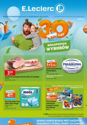 Gazetka promocyjna E.Leclerc, ważna od 19.05.2025 do 26.05.2025.