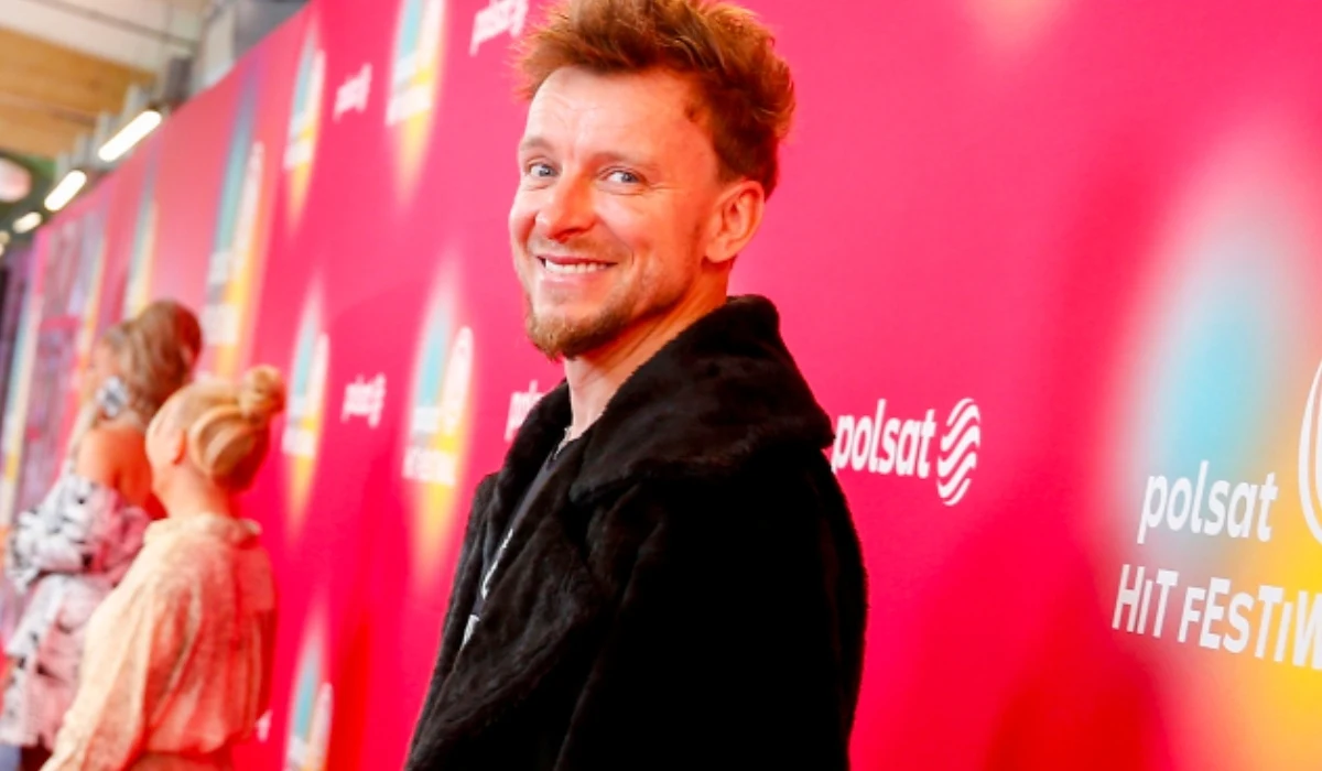 Piotr Kupicha na konferencji Polsat Hit Festiwal Piotr Kupicha na konferencji Polsat Hit Festiwal