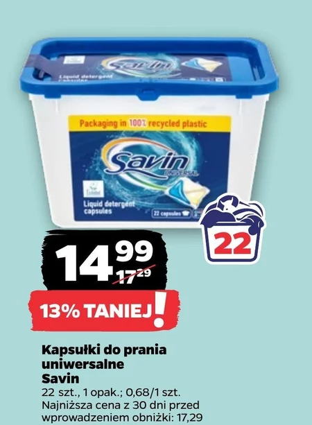 Kapsułki do prania Savin
